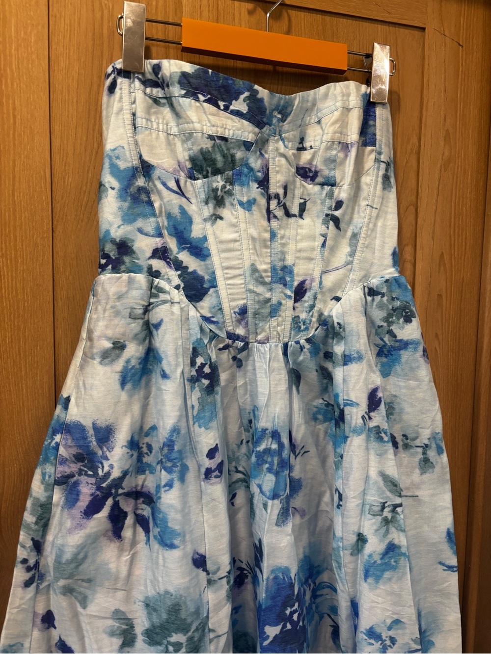 Bardot Lola Corset Midi Dress Size S Floral Feminine Luxury - Picture 3 of 10